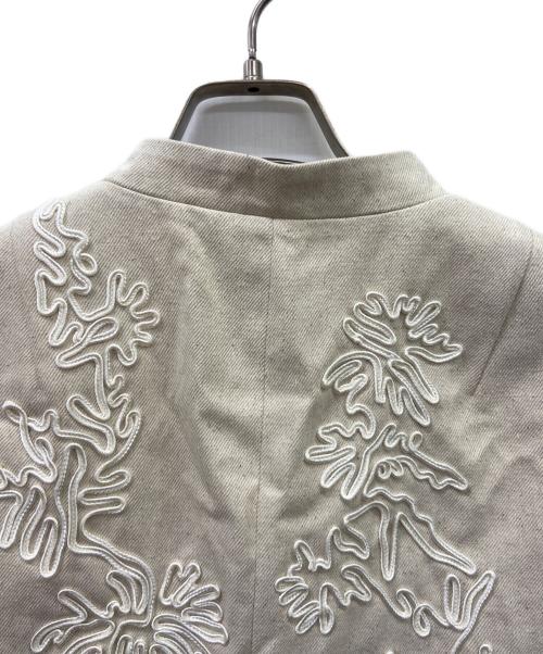 Adam et Rope（アダム エ ロペ）Adam et Rope (アダム エ ロペ) Adam et Rope　ジレ ベージュ×ホワイト サイズ:FREE 未使用品の古着・服飾アイテム