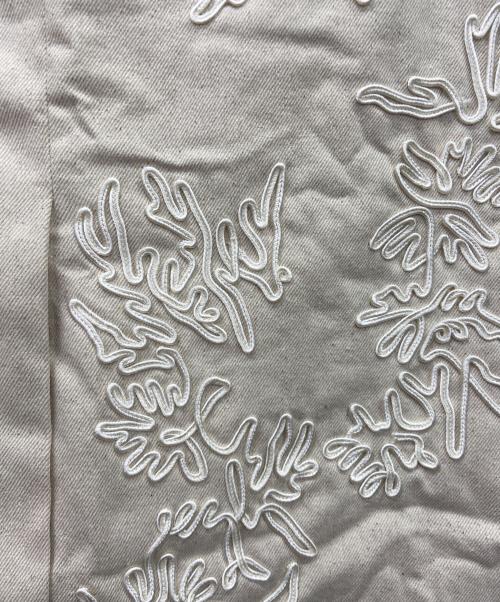 Adam et Rope（アダム エ ロペ）Adam et Rope (アダム エ ロペ) Adam et Rope　ジレ ベージュ×ホワイト サイズ:FREE 未使用品の古着・服飾アイテム