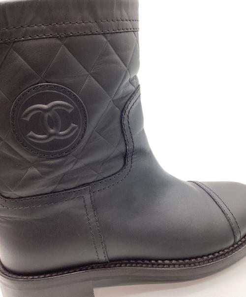 CHANEL（シャネル）CHANEL (シャネル) CHANEL　エンジニアブーツ ブラック サイズ:36 1/2の古着・服飾アイテム
