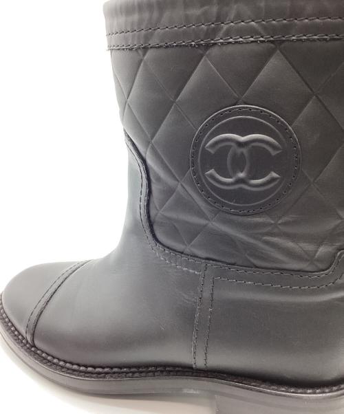 CHANEL（シャネル）CHANEL (シャネル) CHANEL　エンジニアブーツ ブラック サイズ:36 1/2の古着・服飾アイテム