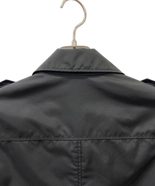 PRADA（プラダ）PRADA (プラダ) PRADA　ベルテッドコート ブラック サイズ:SIZE 38の古着・服飾アイテム