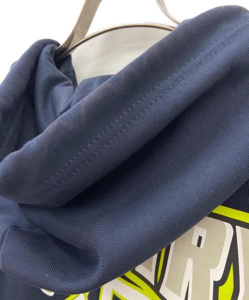 DIESEL（ディーゼル）DIESEL (ディーゼル) プルオーバーパーカー ネイビー×グリーン サイズ:Mの古着・服飾アイテム