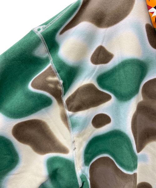 A BATHING APE（アベイシングエイプ）A BATHING APE (アベイシングエイプ) LIQUID CAMO SHARK RELAXED FIT FULL ZIP HOODIE グリーン×ブラウン サイズ:2XLの古着・服飾アイテム