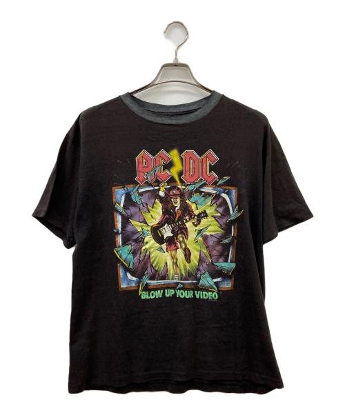 AC/DC（エーシー・ディーシー）AC/DC (エーシー・ディーシー) バンドTシャツ ブラック×イエロー サイズ:・・・の古着・服飾アイテム