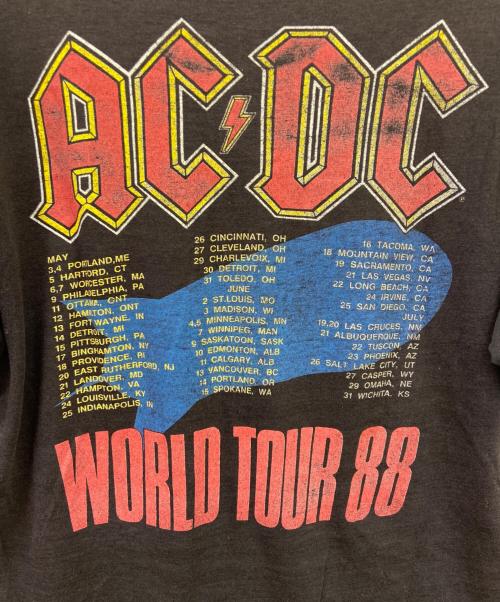 AC/DC（エーシー・ディーシー）AC/DC (エーシー・ディーシー) バンドTシャツ ブラック×イエロー サイズ:・・・の古着・服飾アイテム