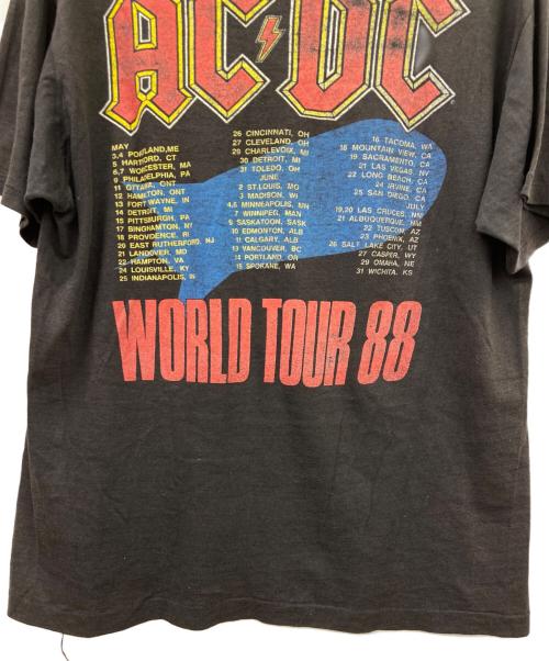 AC/DC（エーシー・ディーシー）AC/DC (エーシー・ディーシー) バンドTシャツ ブラック×イエロー サイズ:・・・の古着・服飾アイテム