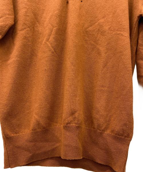 JOHN SMEDLEY（ジョンスメドレー）JOHN SMEDLEY (ジョンスメドレー) 長袖ニットポロシャツ　旧タグ ブラウン サイズ:40の古着・服飾アイテム