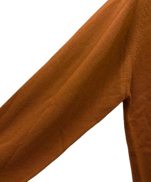 JOHN SMEDLEY（ジョンスメドレー）JOHN SMEDLEY (ジョンスメドレー) 長袖ニットポロシャツ　旧タグ ブラウン サイズ:40の古着・服飾アイテム