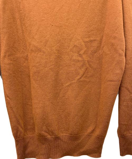 JOHN SMEDLEY（ジョンスメドレー）JOHN SMEDLEY (ジョンスメドレー) 長袖ニットポロシャツ　旧タグ ブラウン サイズ:40の古着・服飾アイテム