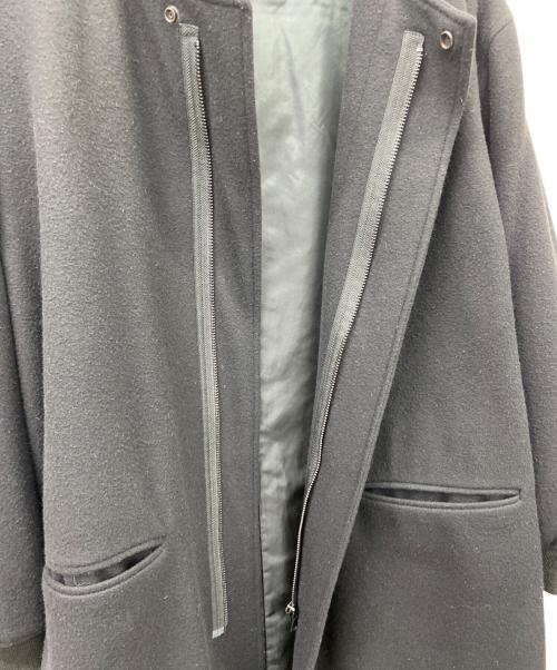N.HOOLYWOOD（エヌ ハリウッド）N.HOOLYWOOD (エヌ ハリウッド) N.HOOLYWOODノーカラーコート ブラック サイズ:SIZE38の古着・服飾アイテム