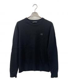 Acne studios（アクネ ストゥディオズ）の古着「薄手ニット」｜ブラック