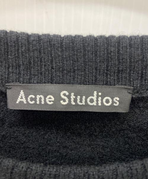 Acne studios（アクネ ストゥディオズ）ACNE STUDIOS (アクネ ストゥディオズ) 薄手ニット ブラック サイズ:Sの古着・服飾アイテム