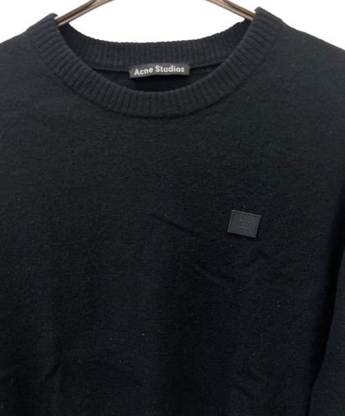 Acne studios（アクネ ストゥディオズ）ACNE STUDIOS (アクネ ストゥディオズ) 薄手ニット ブラック サイズ:Sの古着・服飾アイテム