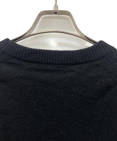Acne studios（アクネ ストゥディオズ）ACNE STUDIOS (アクネ ストゥディオズ) 薄手ニット ブラック サイズ:Sの古着・服飾アイテム