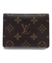 LOUIS VUITTON（ルイ ヴィトン）の古着「LOUIS VUITTON　モノグラム　ポルト2カルト・ヴェルティカル　パスケース」｜ブラウン