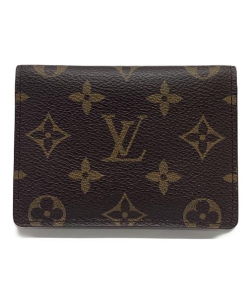 LOUIS VUITTON（ルイ ヴィトン）LOUIS VUITTON (ルイ ヴィトン) LOUIS VUITTON　モノグラム　ポルト2カルト・ヴェルティカル　パスケース ブラウンの古着・服飾アイテム