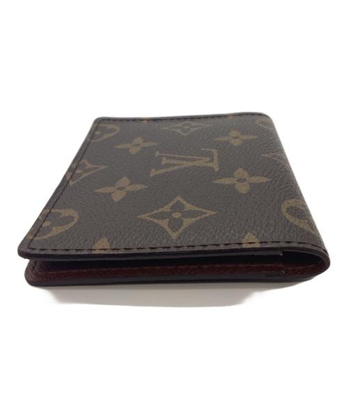 LOUIS VUITTON（ルイ ヴィトン）LOUIS VUITTON (ルイ ヴィトン) LOUIS VUITTON　モノグラム　ポルト2カルト・ヴェルティカル　パスケース ブラウンの古着・服飾アイテム