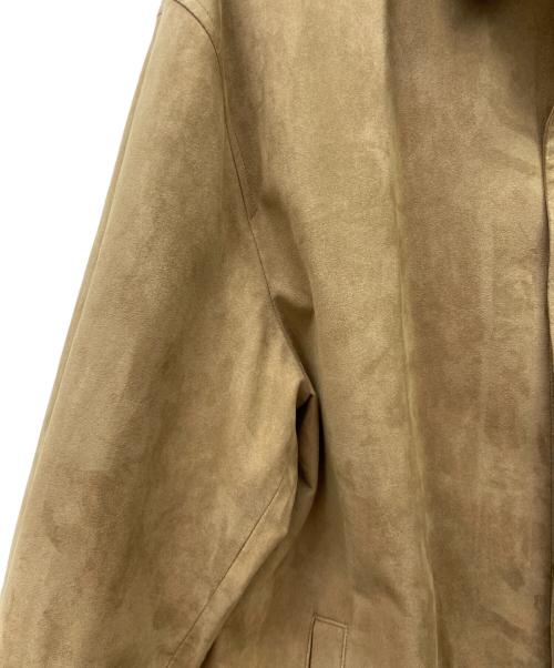 BURBERRY LONDON（バーバリーロンドン）BURBERRY LONDON (バーバリーロンドン) BURBERRY LONDONフェイクレザーシャツジャケット ベージュ サイズ:Sの古着・服飾アイテム
