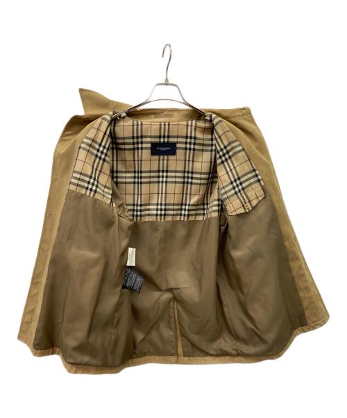 BURBERRY LONDON（バーバリーロンドン）BURBERRY LONDON (バーバリーロンドン) BURBERRY LONDONフェイクレザーシャツジャケット ベージュ サイズ:Sの古着・服飾アイテム