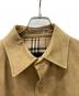 BURBERRY LONDON (バーバリーロンドン) BURBERRY LONDONフェイクレザーシャツジャケット ベージュ サイズ:S：9000円