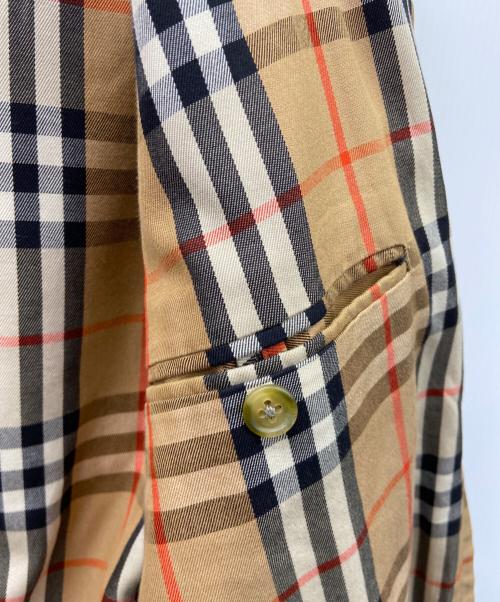 Burberry's（バーバリーズ）Burberry's (バーバリーズ) Burberry'sハリントンジャケット 玉虫色 サイズ:Mの古着・服飾アイテム