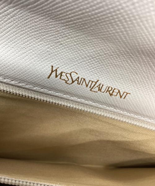 Yves Saint Laurent（イヴサンローラン）Yves Saint Laurent (イヴサンローラン) Yves Saint Laurent　クラッチバッグ グレージュの古着・服飾アイテム