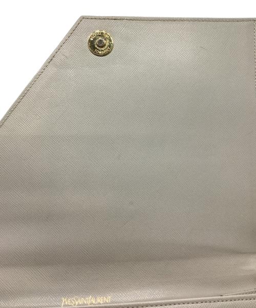 Yves Saint Laurent（イヴサンローラン）Yves Saint Laurent (イヴサンローラン) Yves Saint Laurent　クラッチバッグ グレージュの古着・服飾アイテム