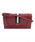 BALLYバリー）の古着「BALLY　ショルダーバッグ」｜ボルドー