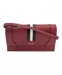 BALLY（バリー）の古着「BALLY　ショルダーバッグ」｜ボルドー