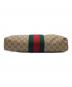 中古・古着 GUCCI (グッチ) GUCCI　GG　ショルダーバッグ ベージュ×ブラウン：220000円