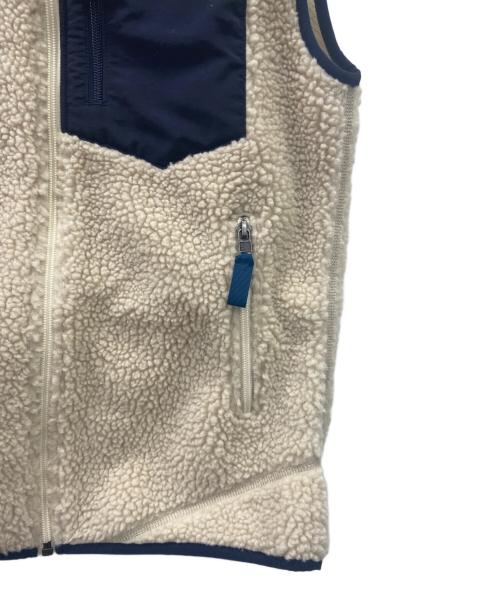 Patagonia（パタゴニア）Patagonia (パタゴニア) Patagoniaフリースベスト アイボリー サイズ:xs 未使用品の古着・服飾アイテム