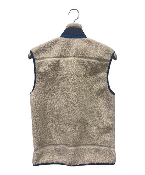 Patagonia（パタゴニア）Patagonia (パタゴニア) Patagoniaフリースベスト アイボリー サイズ:xs 未使用品の古着・服飾アイテム