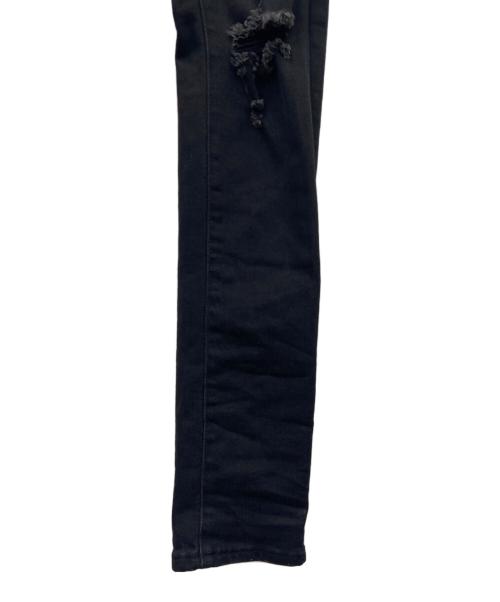 mnml（ミニマル）MNML (ミニマル) MNMLダメージデニムパンツ ブラック サイズ:SIZE 81cmの古着・服飾アイテム