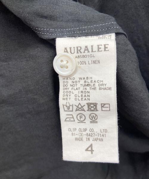 AURALEE（オーラリー）AURALEE (オーラリー) AURALEE　長袖シャツ ブラック サイズ:SIZE4の古着・服飾アイテム