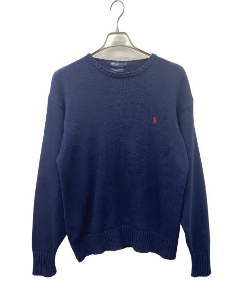 POLO RALPH LAUREN（ポロ・ラルフローレン）POLO RALPH LAUREN (ポロ・ラルフローレン) POLO RALPH LAUREN厚手ニット ネイビー サイズ:XLの古着・服飾アイテム