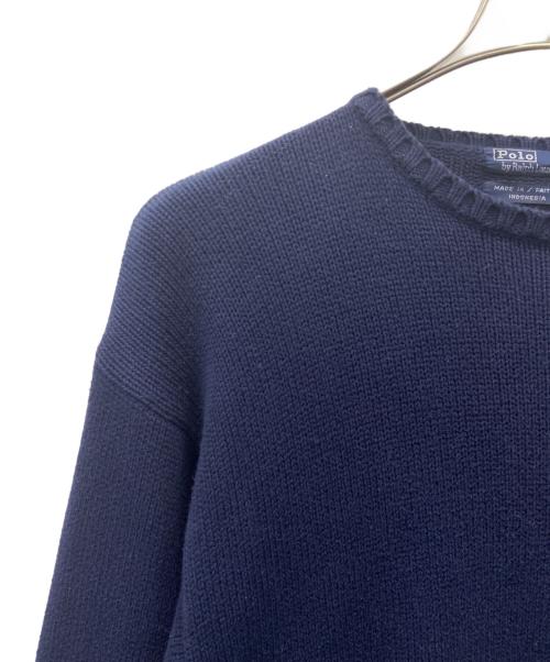 POLO RALPH LAUREN（ポロ・ラルフローレン）POLO RALPH LAUREN (ポロ・ラルフローレン) POLO RALPH LAUREN厚手ニット ネイビー サイズ:XLの古着・服飾アイテム