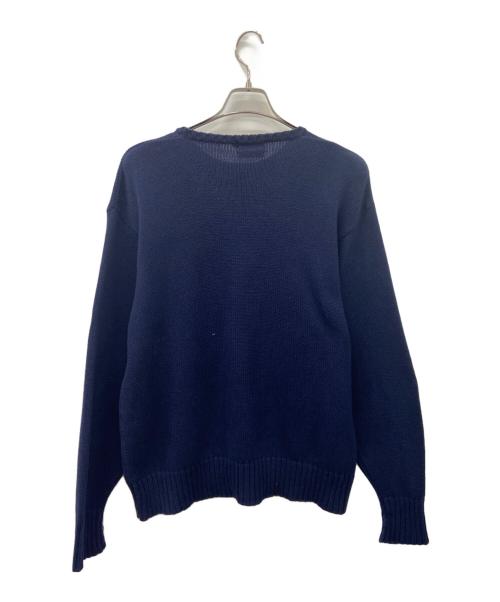 POLO RALPH LAUREN（ポロ・ラルフローレン）POLO RALPH LAUREN (ポロ・ラルフローレン) POLO RALPH LAUREN厚手ニット ネイビー サイズ:XLの古着・服飾アイテム