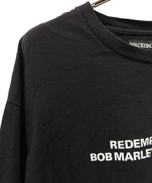 WACKO MARIA（ワコマリア）WACKO MARIA (ワコマリア) WACKO MARIA BOB MARLEY CREW NECK LONG SLEEVE T-SHIRT ブラック サイズ:XLの古着・服飾アイテム