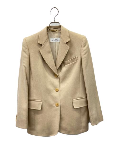 MaxMara（マックスマーラ）MaxMara (マックスマーラ) MaxMaraテーラードジャケット ベージュ サイズ:SIZE38の古着・服飾アイテム
