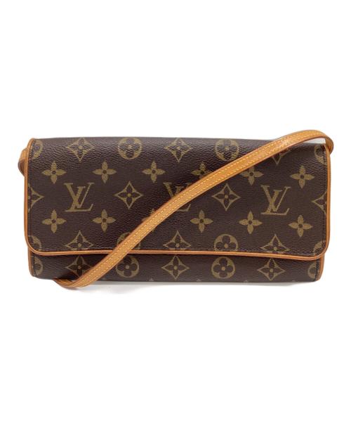 LOUIS VUITTON（ルイ ヴィトン）LOUIS VUITTON (ルイ ヴィトン) LOUIS VUITTON　モノグラム　ポシェットツインGM　 ブラウンの古着・服飾アイテム
