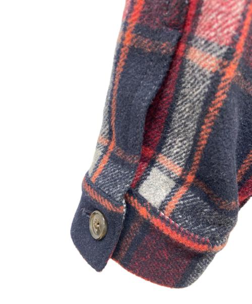 LEVI'S（リーバイス）LEVI'S (リーバイス) LEVI'S　ウールトラッカージャケット レッド×ブラック サイズ:Lの古着・服飾アイテム
