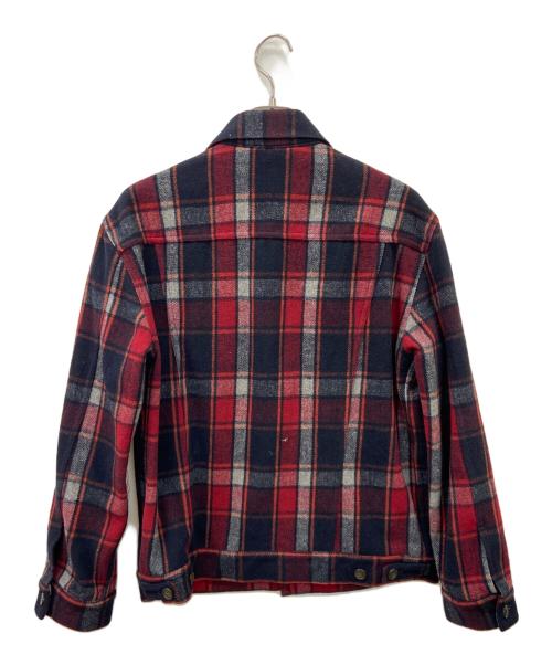 LEVI'S（リーバイス）LEVI'S (リーバイス) LEVI'S　ウールトラッカージャケット レッド×ブラック サイズ:Lの古着・服飾アイテム