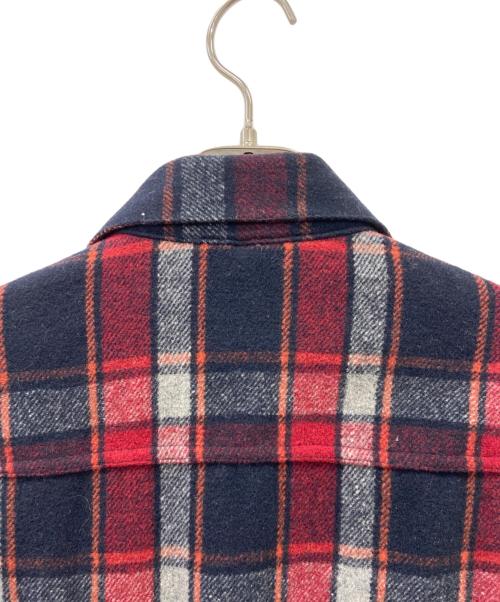 LEVI'S（リーバイス）LEVI'S (リーバイス) LEVI'S　ウールトラッカージャケット レッド×ブラック サイズ:Lの古着・服飾アイテム
