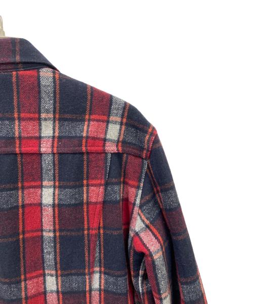 LEVI'S（リーバイス）LEVI'S (リーバイス) LEVI'S　ウールトラッカージャケット レッド×ブラック サイズ:Lの古着・服飾アイテム