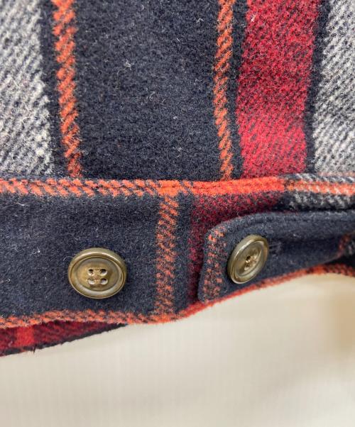 LEVI'S（リーバイス）LEVI'S (リーバイス) LEVI'S　ウールトラッカージャケット レッド×ブラック サイズ:Lの古着・服飾アイテム