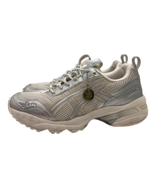 asics（アシックス）asics (アシックス) asics　ローカットスニーカー ホワイト×グレー サイズ:24㎝の古着・服飾アイテム