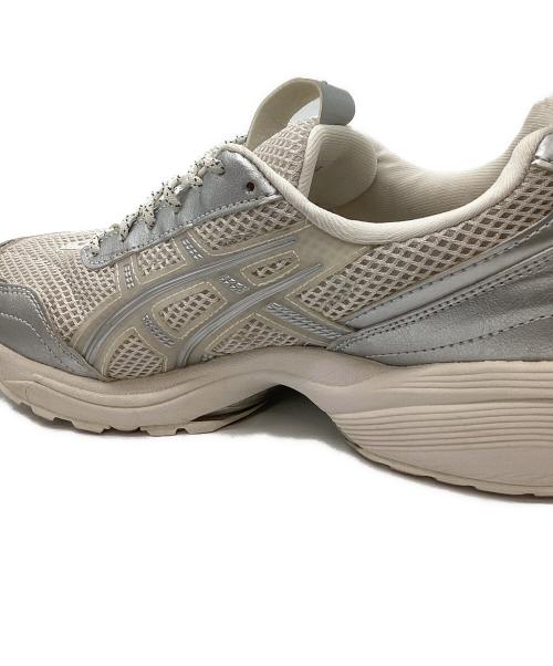 asics（アシックス）asics (アシックス) asics　ローカットスニーカー ホワイト×グレー サイズ:24㎝の古着・服飾アイテム