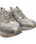 中古・古着 asics (アシックス) asics　ローカットスニーカー ホワイト×グレー サイズ:24㎝：8000円