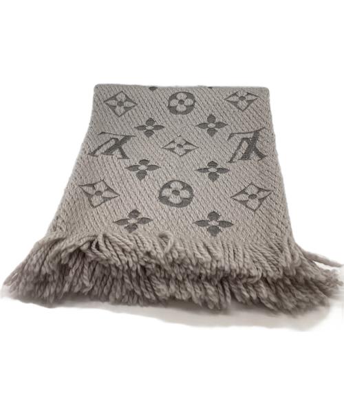 LOUIS VUITTON（ルイ ヴィトン）LOUIS VUITTON (ルイ ヴィトン) LOUIS VUITTON　　エシャルプ・ロゴマニアマフラー グレーの古着・服飾アイテム