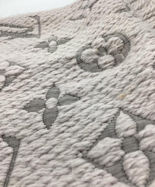 LOUIS VUITTON（ルイ ヴィトン）LOUIS VUITTON (ルイ ヴィトン) LOUIS VUITTON　　エシャルプ・ロゴマニアマフラー グレーの古着・服飾アイテム
